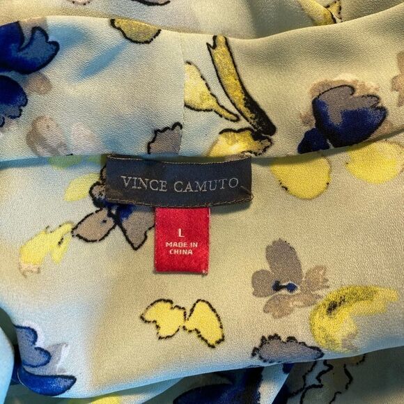 Vince Camuto Sleeveless Floral Blouse - Picture 6 of 9